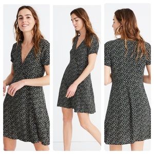 madewell button wrap dress